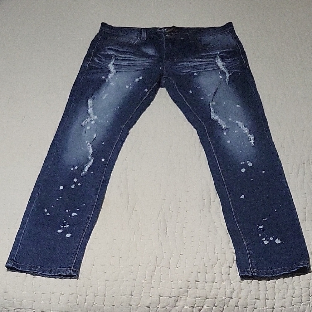 Switch Remarkable Distressed Slim Tapered Fit Mens Jeans